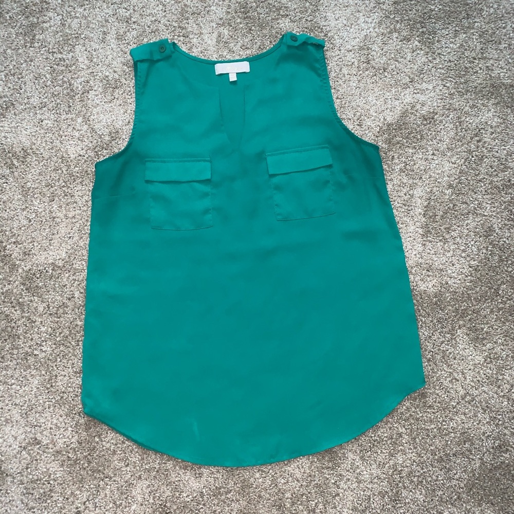 Turquoise tank top
